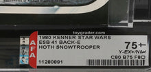 Load image into Gallery viewer, Star Wars 1981 Kenner Vintage ESB 41 E back Hoth Stormtrooper  AFA 80 MOC