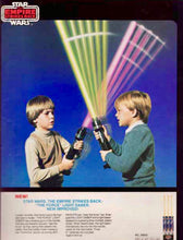Load image into Gallery viewer, Star Wars 1980 and 1983 Vintage Kenner The Force Lightsaber Artwork (2 pieces)