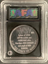 Load image into Gallery viewer, Star Wars 1984 Vintage Kenner POTF Coin Anakin Skywalker AFA 80+
