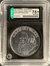 Load image into Gallery viewer, Star Wars 1984 Vintage Kenner POTF Coin Anakin Skywalker AFA 75+