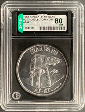 Load image into Gallery viewer, Star Wars 1984 Vintage Kenner POTF Coin AT-AT AFA 80