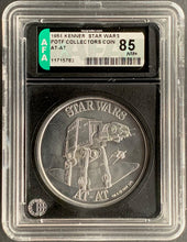 Load image into Gallery viewer, Star Wars 1984 Vintage Kenner POTF Coin AT-AT AFA 85