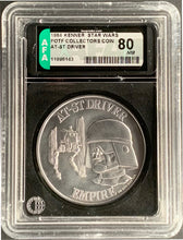 Load image into Gallery viewer, Star Wars 1984 Vintage Kenner POTF Coin AT-ST Driver AFA 80