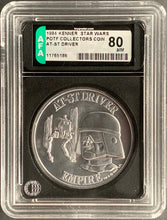 Load image into Gallery viewer, Star Wars 1984 Vintage Kenner POTF Coin AT-ST Driver AFA 80