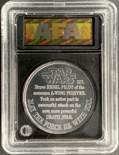 Load image into Gallery viewer, Star Wars 1984 Vintage Kenner POTF Coin A-Wing Pilot AFA 85+