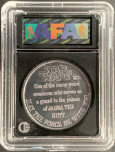 Load image into Gallery viewer, Star Wars 1984 Vintage Kenner POTF Coin Barada AFA 80