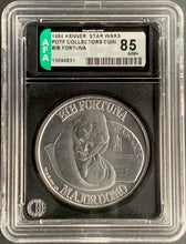 Load image into Gallery viewer, Star Wars 1984 Vintage Kenner POTF Coin Bib Fortuna AFA 85
