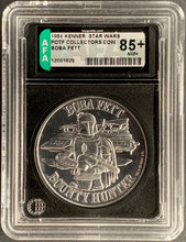 Load image into Gallery viewer, Star Wars 1984 Vintage Kenner POTF Coin Boba Fett AFA 85+