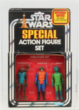 Load image into Gallery viewer, Star Wars 1979 Vintage Kenner 3-Pack Series 2 Creature Set MISB AFA 80