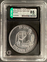 Load image into Gallery viewer, Star Wars 1984 Vintage Kenner POTF Coin EV-9D9 AFA 85