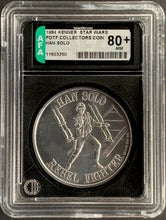 Load image into Gallery viewer, Star Wars 1984 Vintage Kenner POTF Coin Han Solo AFA 80+