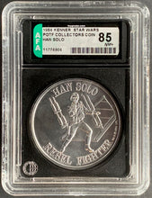 Load image into Gallery viewer, Star Wars 1984 Vintage Kenner POTF Coin Han Solo AFA 85