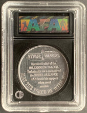 Load image into Gallery viewer, Star Wars 1984 Vintage Kenner POTF Coin Han Solo Trench Coat AFA 80+
