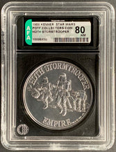 Load image into Gallery viewer, Star Wars 1984 Vintage Kenner POTF Coin Hoth Stormtrooper AFA 80