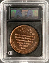 Load image into Gallery viewer, Star Wars 1984 Kenner POTF Prototype Coin Imperial Dignitary Bronze AFA 75