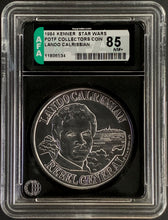 Load image into Gallery viewer, Star Wars 1984 Vintage Kenner POTF Coin Lando Calrissian AFA 85