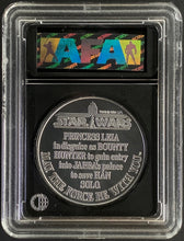 Load image into Gallery viewer, Star Wars 1984 Vintage Kenner POTF Coin Leia Boushh Disguise AFA 85