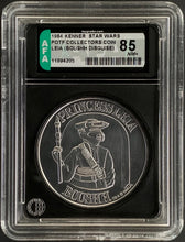 Load image into Gallery viewer, Star Wars 1984 Vintage Kenner POTF Coin Leia Boushh Disguise AFA 85