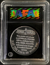Load image into Gallery viewer, Star Wars 1984 Vintage Kenner POTF Coin Leia Combat Poncho AFA 85+