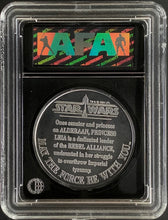 Load image into Gallery viewer, Star Wars 1984 Vintage Kenner POTF Coin Leia Combat Poncho AFA 80+