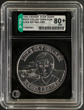 Load image into Gallery viewer, Star Wars 1984 Vintage Kenner POTF Coin Luke Skywalker AFA 80+