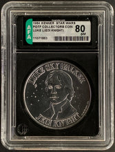 Load image into Gallery viewer, Star Wars 1984 Vintage Kenner POTF Coin Luke Jedi Knight AFA 80