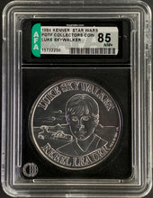 Load image into Gallery viewer, Star Wars 1984 Vintage Kenner POTF Coin Luke Skywalker AFA 85