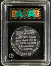 Load image into Gallery viewer, Star Wars 1984 Vintage Kenner POTF Coin Millennium Falcon AFA 75