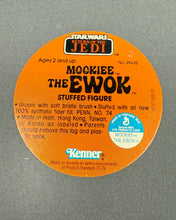 Load image into Gallery viewer, Mookiee The Ewok Stuffed Figure Hang Tag - Styled Font