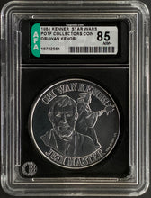 Load image into Gallery viewer, Star Wars 1984 Vintage Kenner POTF Coin Obi-Wan Kenobi AFA 85