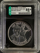 Load image into Gallery viewer, Star Wars 1984 Vintage Kenner POTF Coin Obi-Wan Kenobi AFA 85+