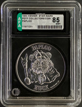 Load image into Gallery viewer, Star Wars 1984 Vintage Kenner POTF Coin Paploo AFA 85