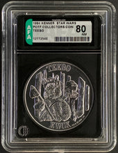 Load image into Gallery viewer, Star Wars 1984 Vintage Kenner POTF Coin Teebo AFA 80