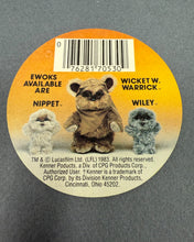Load image into Gallery viewer, Wicket W. Warrick Stuffed Figure Hang Tag - 3 Back