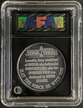 Load image into Gallery viewer, Star Wars 1984 Vintage Kenner POTF Coin Wicket AFA 85